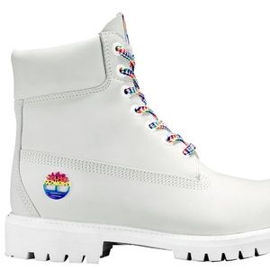 multi colored timberlands
